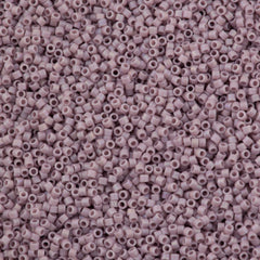 Miyuki Delica Seed Bead 10/0 Matte Opaque Lilac AB 7.5g Tube DBM875