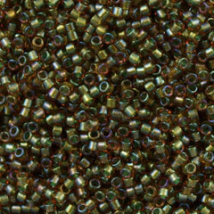 25g Miyuki Delica Seed Bead 11/0 Inside Dyed Color Amethyst Green DB1739