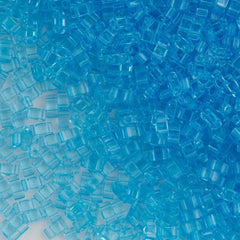Miyuki Half Tila Seed Bead Transparent Light Blue 7.5g Tube (148)