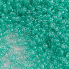 Preciosa Twin Two Hole Beads Crystal Light Aqua Terra Pearl 15g (08158)