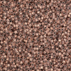 Miyuki Delica Seed Bead 15/0 Opal Copper Lined 2-inch Tube DBS191