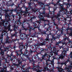 Miyuki Delica Seed Bead 10/0 Inside Dyed Color Periwinkle 7g Tube DBM922