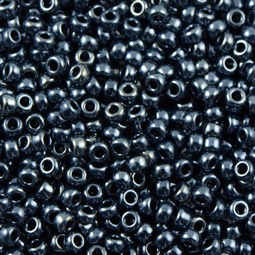 Miyuki Round Seed Beads 5/0 Metallic Gunmetal 20g Tube (451)