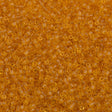Miyuki Delica Seed Bead 15/0 Transparent Light Topaz 2-inch Tube DBS702
