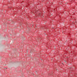 Miyuki Triangle Seed Bead 5/0 Inside Color Lined Pink 21g Tube (1109)