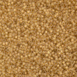 Miyuki Delica Seed Bead 15/0 24kt Gold Lined Opal 2-inch Tube DBS230