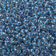 Toho Round Seed Bead 8/0 Inside Color Lined Denim 2.5-inch tube (263)