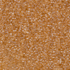 Miyuki Delica Seed Bead 10/0 Light Topaz Luster 7g Tube DBM101