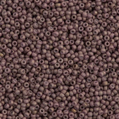 Miyuki Round Seed Bead 11/0 Opaque Matte Pale Cocoa 22g Tube (2027)