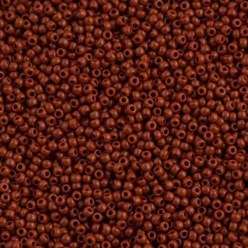 Toho Round Seed Bead 11/0 Opaque Light Brown 2.5-inch Tube (46L)