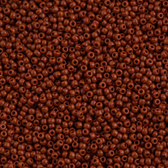 Toho Round Seed Bead 11/0 Opaque Light Brown 2.5-inch Tube (46L)