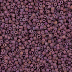 25g Miyuki Delica Seed Bead 11/0 Matte Metallic Heather Gold Luster AB DB1066