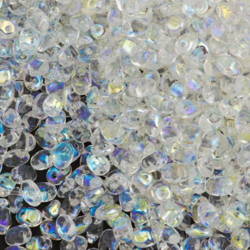 Super Uno 2x5mm Beads Crystal AB 21g Tube (00030X)