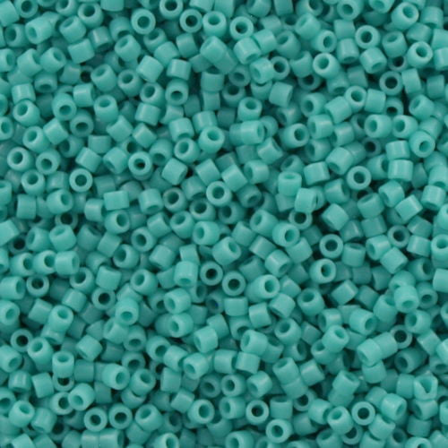 Miyuki Delica Seed Bead 15/0 Opaque Turquoise 2-inch Tube DBS729