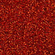 Miyuki Delica Seed Bead 10/0 Silver Lined Red 7g Tube DBM43