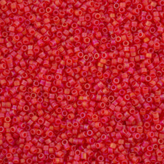 Miyuki Delica Seed Bead 10/0 Matte Transparent Berry AB 7g Tube DBM856