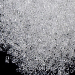 100g Miyuki Delica Seed Bead 11/0 Transparent Crystal DB141