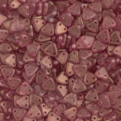 15g CzechMates 6mm Two Hole Triangle Beads Halo Cherub (29259)