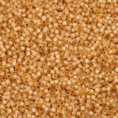 Miyuki Delica Seed Bead 10/0 Silver Lined Butterscotch 7g Tube DBM621