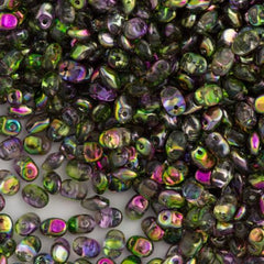 Super Uno 2x5mm Beads Crystal Magic Violet Green 15g (00030MVG)