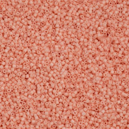 Miyuki Delica Seed Bead 15/0 Opaque Luster Pink 2-inch Tube DBS206