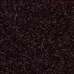 Miyuki Delica Seed Bead 15/0 Transparent Dark Amethyst 2-inch Tube DBS1104