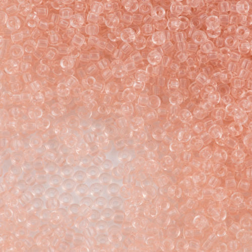 Miyuki Round Seed Bead 8/0 Transparent Pale Pink 30g (155)
