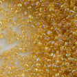 Miyuki Triangle Seed Bead 5/0 Light Gold AB 21g Tube (1152)