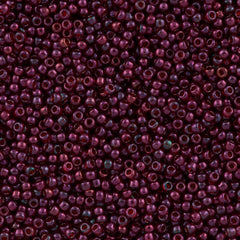 Toho Round Seed Bead 11/0 Gold Luster Raspberry 2.5-inch Tube (332)