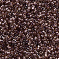 25g Miyuki Delica seed bead 11/0 Amethyst Inside Dyed Color Topaz DB912