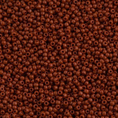 50g Toho Round Seed Bead 11/0 Opaque Light Brown (46L)