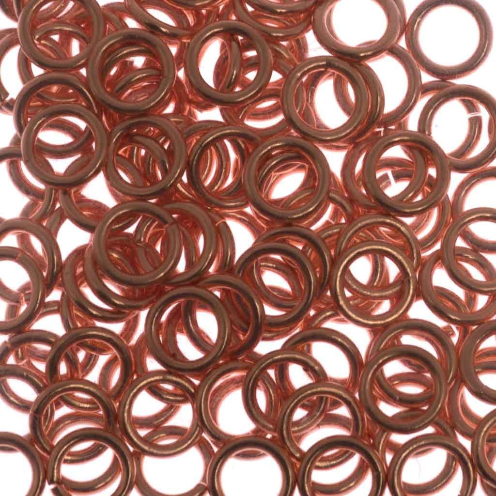 144pc Jump Ring 5mm Copper Plated I.D. 3.3mm