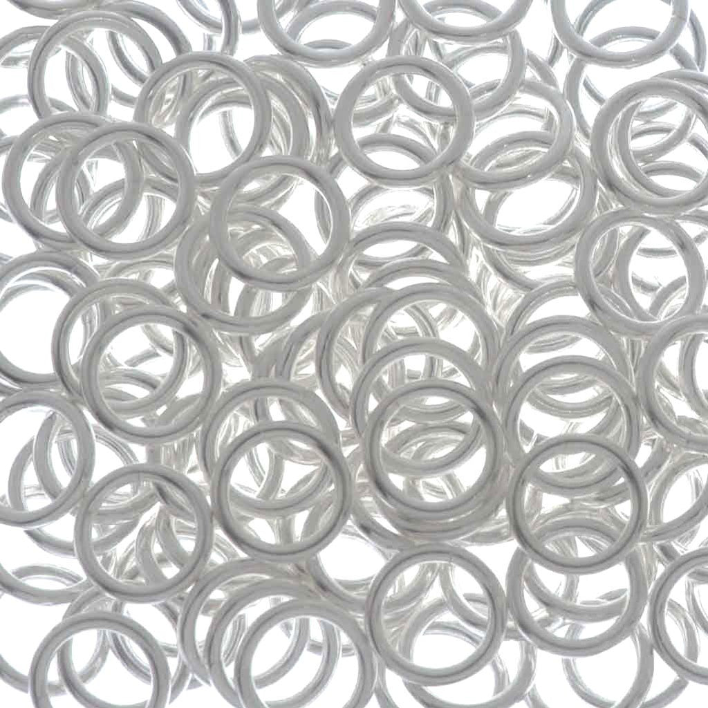 144pc Jump Ring 7mm Silver Plated I.D. 5mm