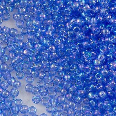 50g toho Round Seed Bead 8/0 Transparent Light Blue AB 30g (168)