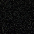 Miyuki 2x6mm Twisted Bugle Bead Opaque Matte Black 15g (401F)