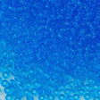 Toho Round Seed Bead 11/0 Transparent Medium Aqua 2.5-inch Tube (3B)