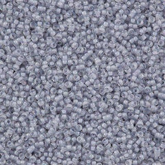 Miyuki Round Seed Bead 15/0 Inside Color Lined Pale Violet Luster 10g Tube (2209)