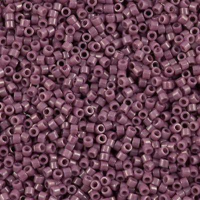 Miyuki Delica Seed Bead 11/0 Opaque Wild Mulberry Glazed Luster 2-inch Tube DB265