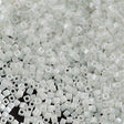 Miyuki 1.8mm Cube Seed Bead Opaque White Luster 8g Tube (420)