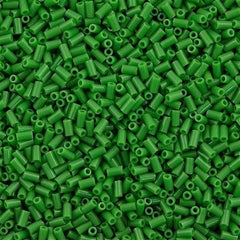 25g Miyuki 3mm Bugle Bead Opaque Jade Green (411)