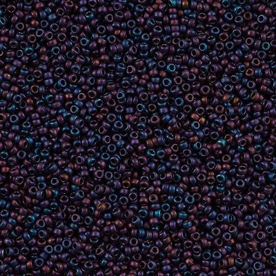Miyuki Round Seed Bead 15/0 Matte Metallic Copper 2-inch Tube (2005)