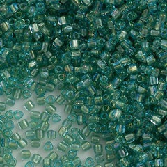 Miyuki Triangle Seed Bead 10/0 Topaz Lined Light Sapphire 10g (1821)