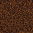 50g Toho Round Seed Bead 11/0 Silver Lined Matte Transparent Amber (34F)