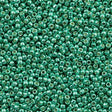 Toho Round Seed Bead 11/0 Permanent Finish Galvanized Green Teal 19g Tube (561PF)