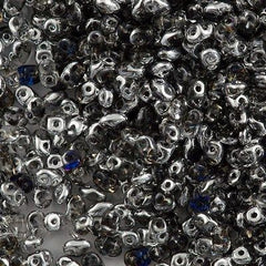 Super Duo 2x5mm Two Hole Beads Crystal Heliotrope 22g Tube (00030HEL)