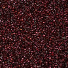Miyuki Delica Seed Bead 11/0 Red Gold Luster 2-inch Tube DB105