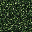 Miyuki Delica Seed Bead 11/0 Transparent Jade Copper Lined 2-inch Tube DB182