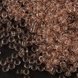50g Toho Round Seed Beads 6/0 Transparent Rosaline (11)