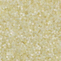 25g Miyuki Delica Seed Bead 11/0 Cream Silk Satin DB672