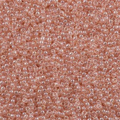 Toho Round Seed Bead 11/0 Transparent Rosaline Luster 2.5-inch Tube (106)